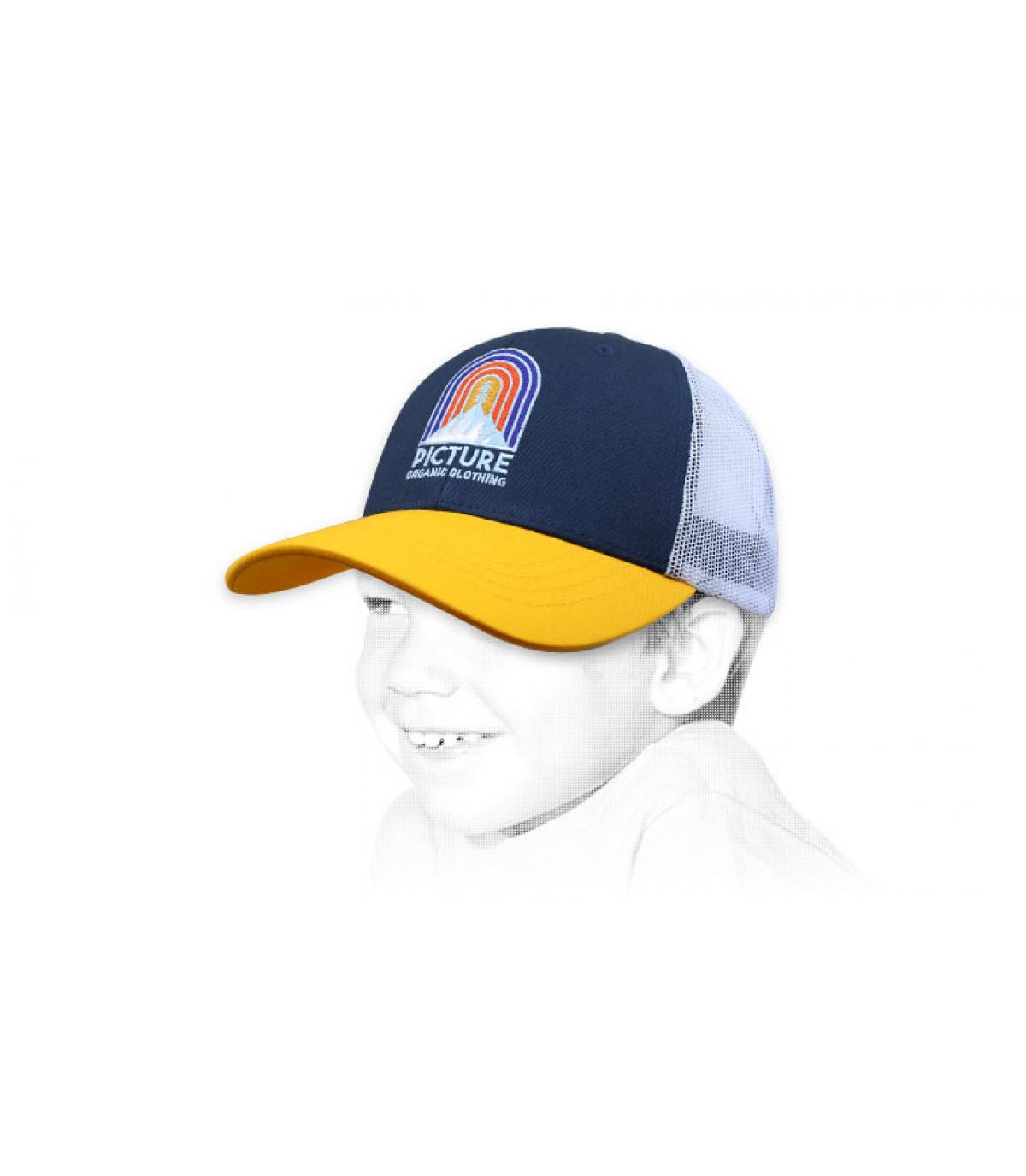 trucker enfant Picture jaune Trucker Kids Tomal dark blue